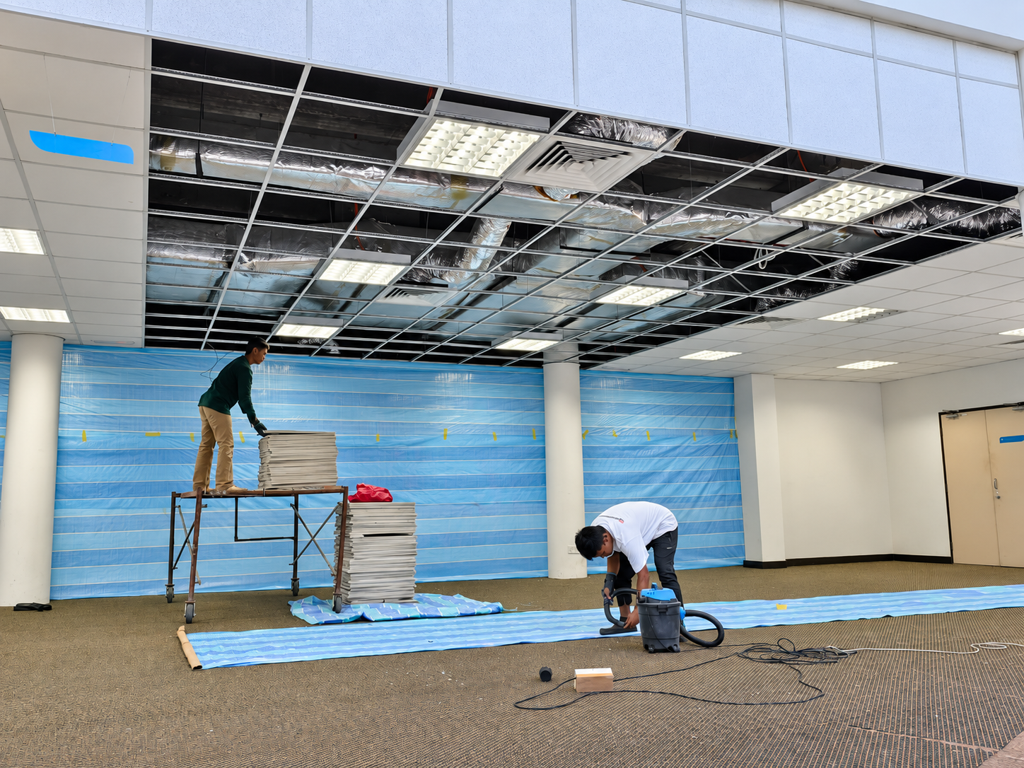 Studio LAN and Library installation in progress